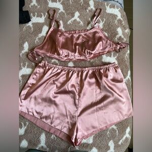 Two set satin lounge wear